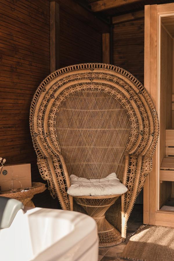 Wood House "Private Spa" Vergia Buitenkant foto